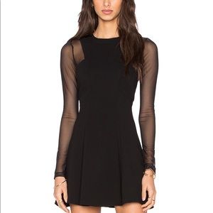 BCBGeneration long sheer sleeve dress